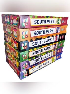 South Park VHS Lot Vol 1–6 1998 Comedy Central Rhino Home Video Collectible